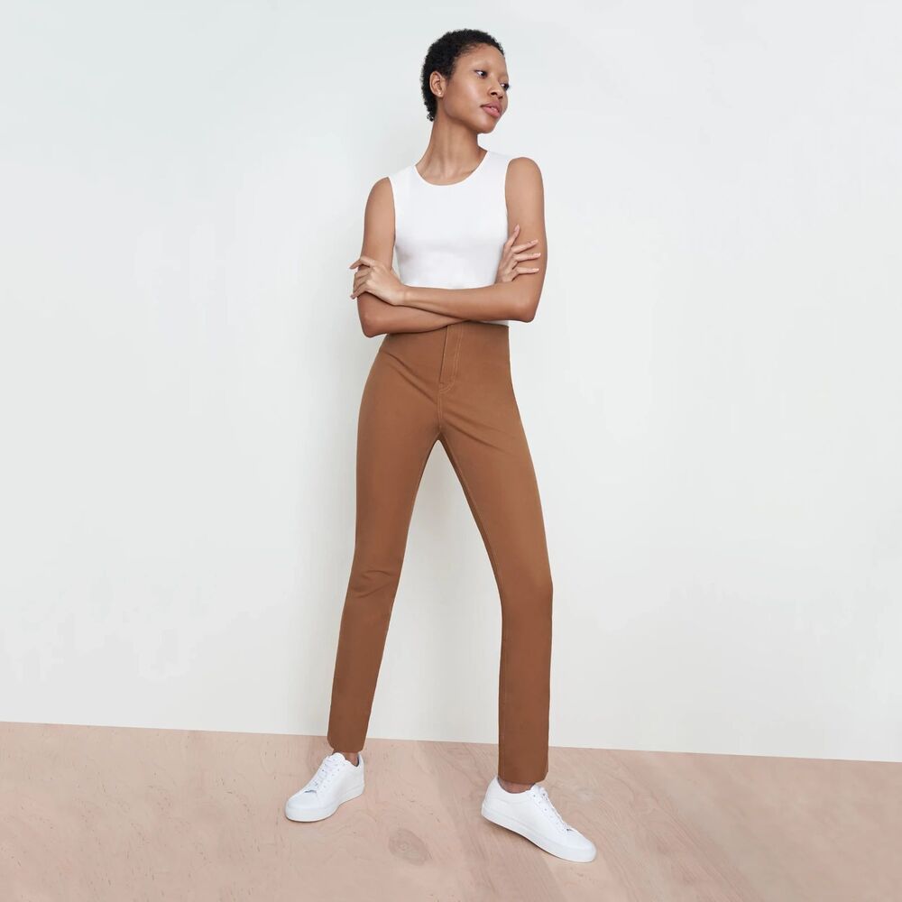 MM LAFLEUR The Hockley Ochre Flat Front Skinny Jeans Pants Size 2